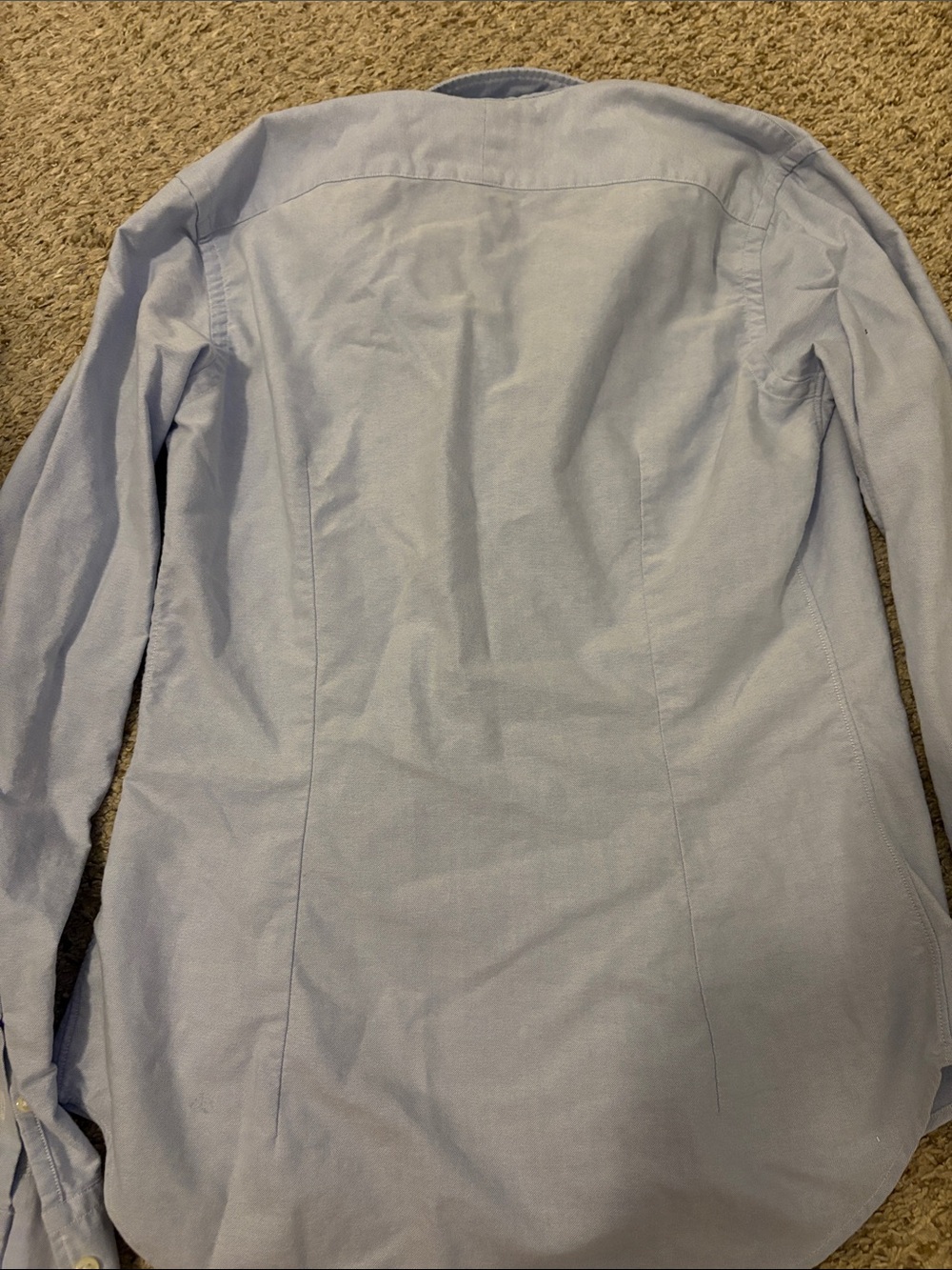 Ralph Lauren Light Blue Oxford Button-Down Shirt-Slim Fit - Picture 4 of 4